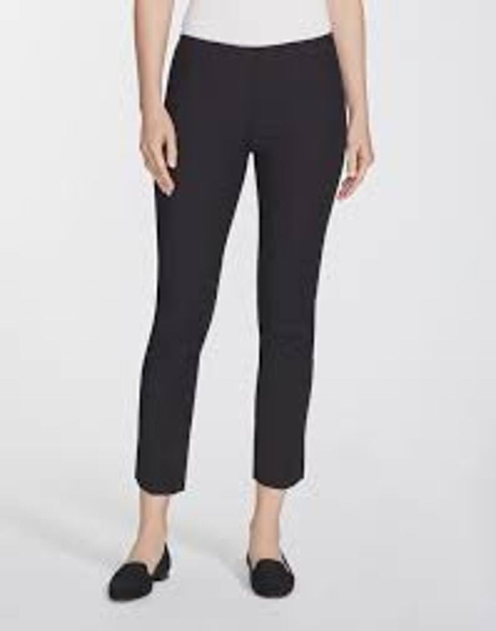 Lafayette 148 Stanton Pants Black Ankle Length Stretch Wool Women 8